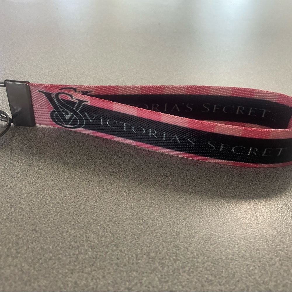 Victoria's Secret Pink and Black Keychain